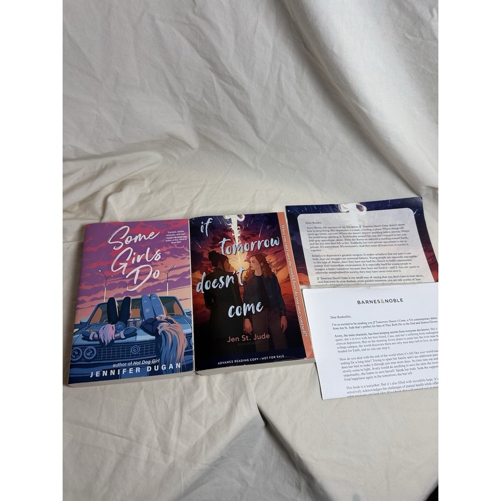 Some Girls Do + If Tomorrow‎ Doesn't Come YA LGBTQ Book Lot Jennifer Dugan ARC